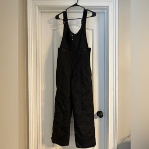 Chalet Ski Wear Black Ski Bib Size Large